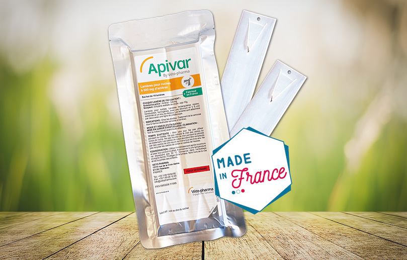 Apivar is manufactured in France